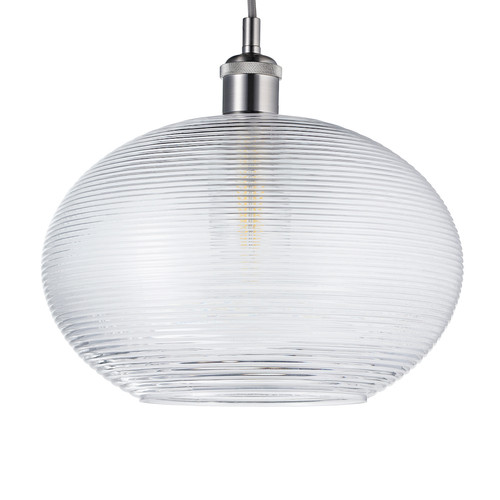 Contemporary clear ribbed - contemporary,