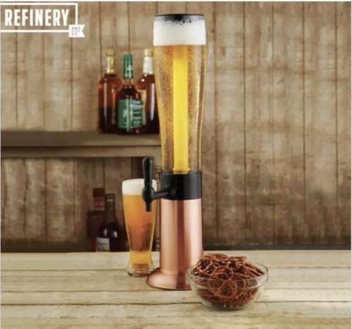 New refinery beer beverage - refinery,