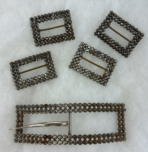 Antique victorian cut steel - cut,