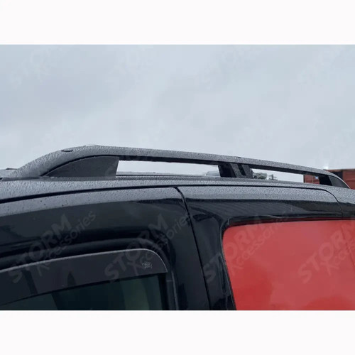 Roof rails black pair for - roof,