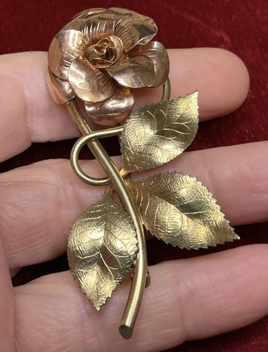 Vintage krementz rose flower - krementz,