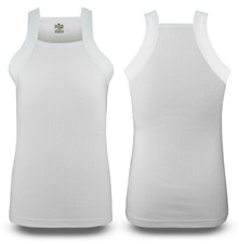 Mens Vests 6 & 12 Pack Gym Man Tank Top Vest Size Small, Medium, Large , XL Rib 