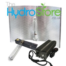 Solistek 1000W Digital Ballast Light Kit Large Adjustawing Reflector HPS Bulb 