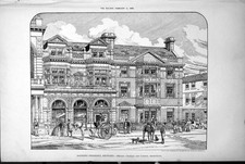 Old Print Banking Premises