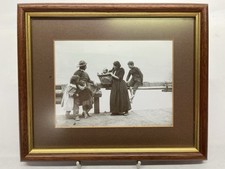 Frank Meadow Sutcliffe Harbourside Family Framed Print Dryden Family Whitby 1901