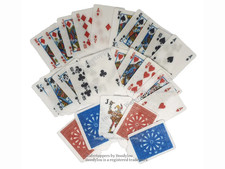 25 EDIBLE PLAYING CARDS POKER CASINO CUPCAKE CAKE TOPPER DECORATIONS PRECUT