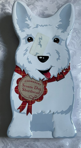 Empty scottie dog biscuit - scottie,