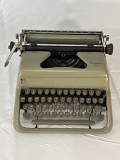 1950s Vintage Everest K2 Typewriter - Sage Green - Made in Italy - Working