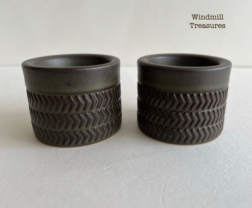 Pair denby chevron egg - chevron,