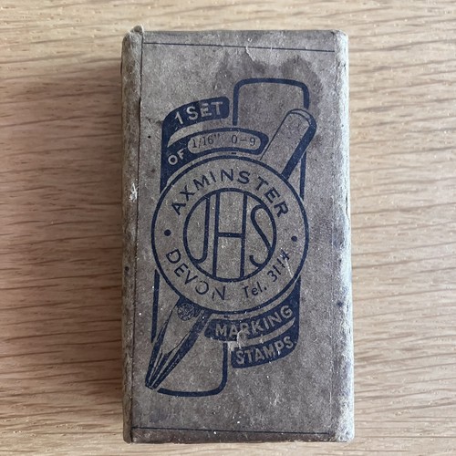 Vintage metal number stamps - metal,