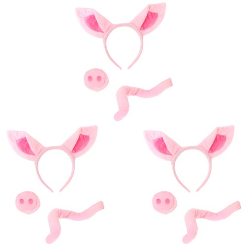 Little pigs fancy dress ears - pigs,