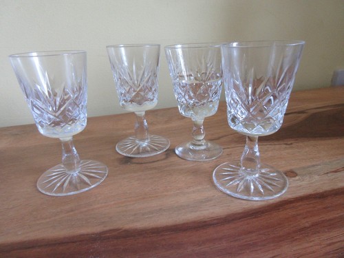 Lead crystal cut - cut, sherry
