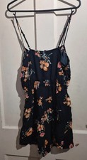 Black Floral H&m Shorts