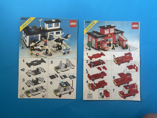 Lego 6382 fire - fire, 6384