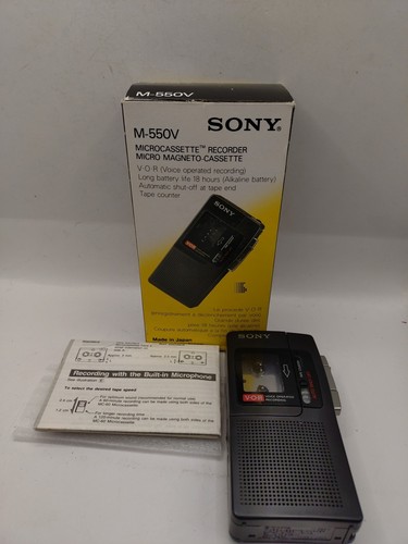 Sony microcassette recorder - sony,