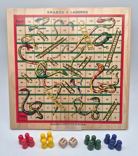 Jaques snakes ladders ludo - &, /