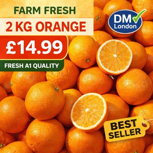 2kg fresh oranges premium - oranges,