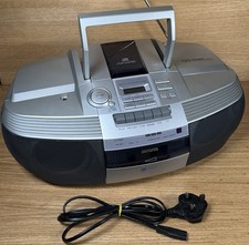 Aiwa CSD-ED59 Boombox CD, Stereo, Cassette Recorder - Tested & Fully Working VGC