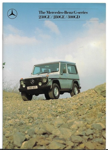 Mercedes benz wagen 1988 - g-wagen, 1988-89