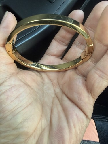 Gold tone michael kors - kors, hinged