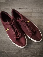 Mens NEXT, Canvas Trainers, Colour Burgundy, Size 8, BNwithoutT, Never Worn. 