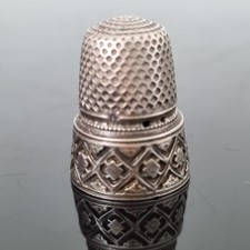 Antique Silver Sewing Thimble