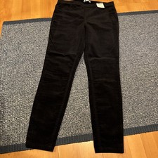 Womans Marks & Spencer  Black Corduroy Jeggings Size-14R BNWT