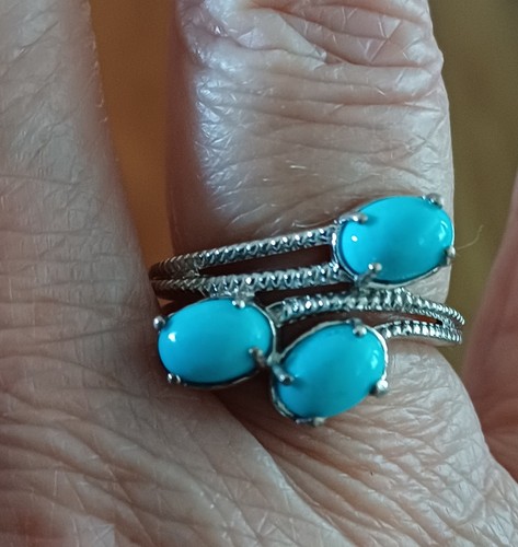 Turquoise trilogy ring - turquoise,