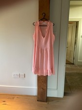 LUELLA soft peach colour linen dress new without tags