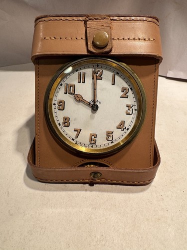 Antique swiss travel clock - clock, in