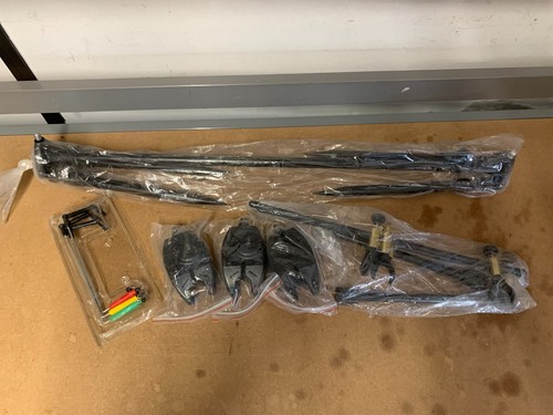Complete fishing rod pod with - rod,