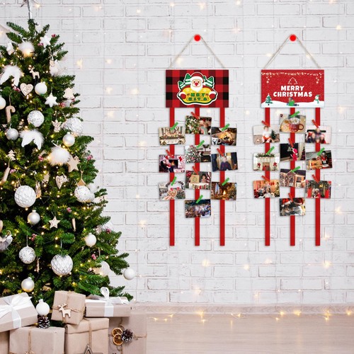 Christmas card holder - christmas, wall