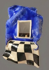 Hand Crafted  Blue Checkered