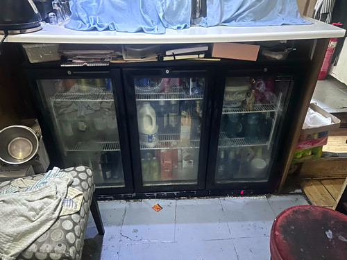 Commercial door glass back - door,