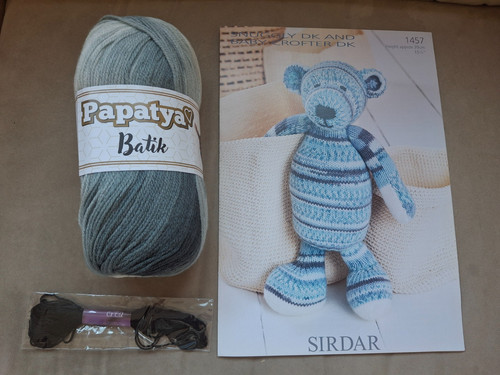 Knitting kit bear - knitting, bear"