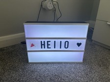 BONNYCO Light Box with Letters & Pictures. A4 Size LED Light Box