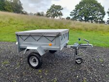 Erde 102 Galvanized Trailer With Fitted Cover And Adjustable Jockey Wheel***