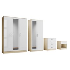 White&Oak Gloss Bedroom