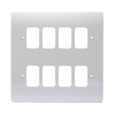 MK Logic Plus 8 Gang Grid