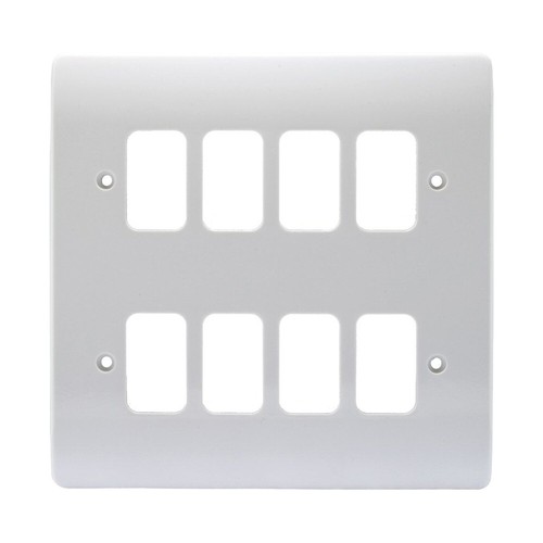 Grid front plate - front, gang