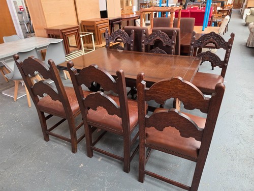 Antique oak extending - oak,