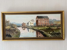 Framed Original Oil On Board