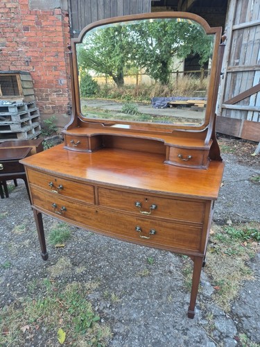 Edwardian bow fronted - edwardian, mahogany