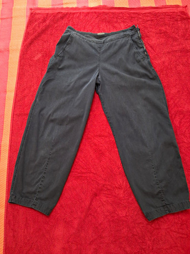 Oska navy cotton twill ankle - oska,