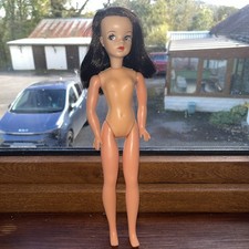 Stunning vintage Sindy dark brunette side part doll, 1960’s, made in Hong Kong