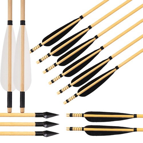 Wooden arrows handmade - arrows,