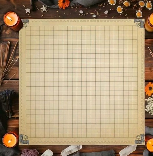 Plain grid tabletop cloth - d&d,