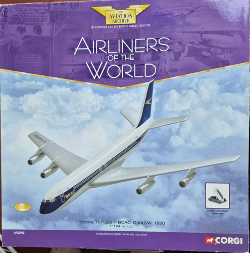 Corgi aa32905 boeing 707 336 - corgi, 707-336