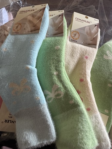 Alpaca socks pairs ladies - alpaca,