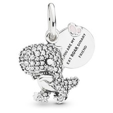 Genuine Pandora You Are My Extraordinary Friend Dinosaur Pave CZ Charm 798186CZ